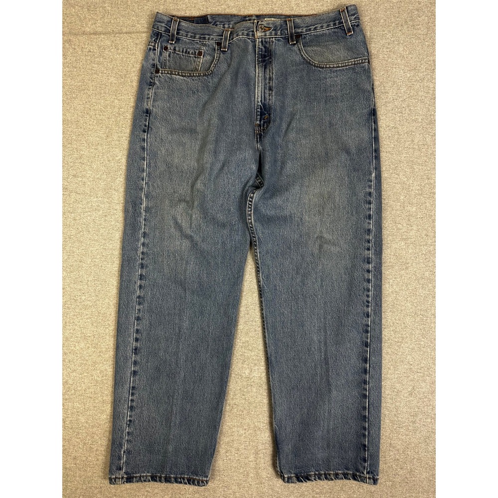 VTG Y2K Levis 569 Made USA Loose Straight Jean 38x30 Blue Baggy Relaxed Fit